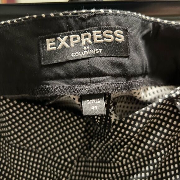 Express Monochrome Checkered Pants #DP346 - Picture 7 of 8